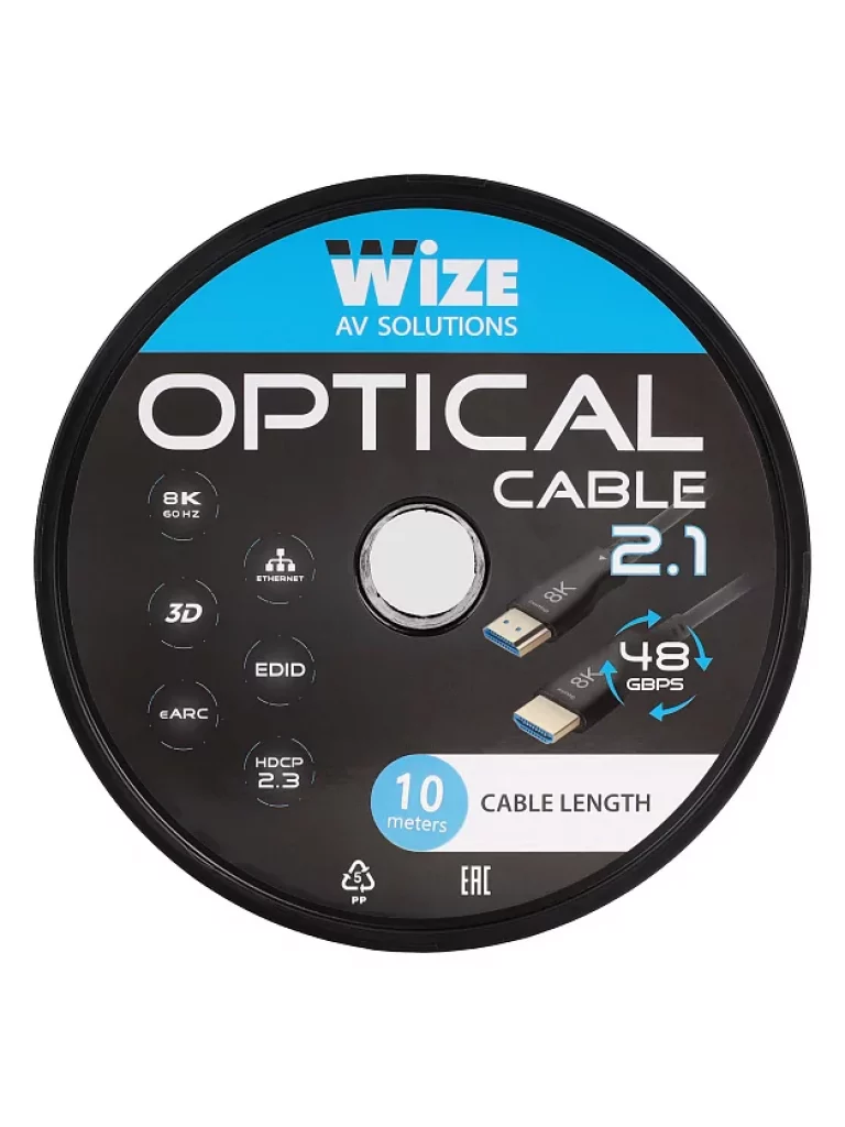 Кабель HDMI Wize [AOC-8K-HM-HM-10M] — изображение 2