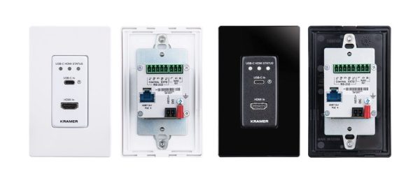 Передатчик HDMI/USB-C Kramer WP-20CT/EU-80/86(W) — изображение 2