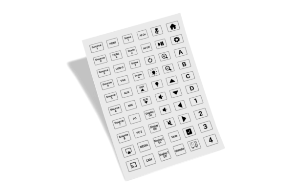 Кнопочная панель управления AV-системой Wyrestorm SYN-KEY10 — изображение 2