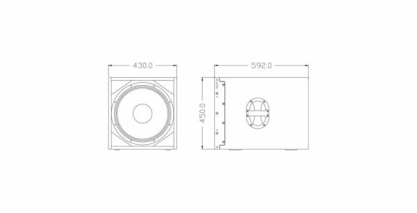 Пассивный сабвуфер для DLA206 FDB DLA115B — изображение 3