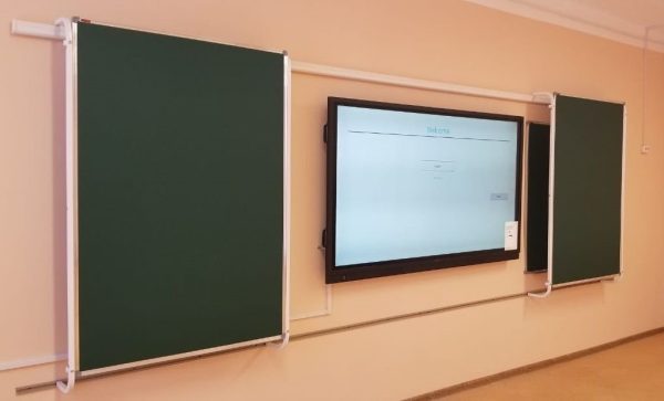 Рельсовая система PolyGlide Slide МОНО-2 для для ЖК и ИД с диагональю от 65" до 75"; КР 230 (Р-мел с разлиновкой; Н-мел) — изображение 3