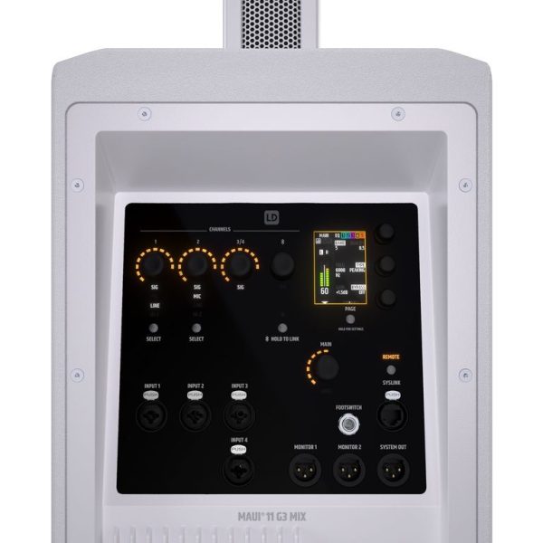 Кардиоидная активная колонная PA-система с цифровым микшером LD Systems MAUI 11 G3 MIX W — изображение 20