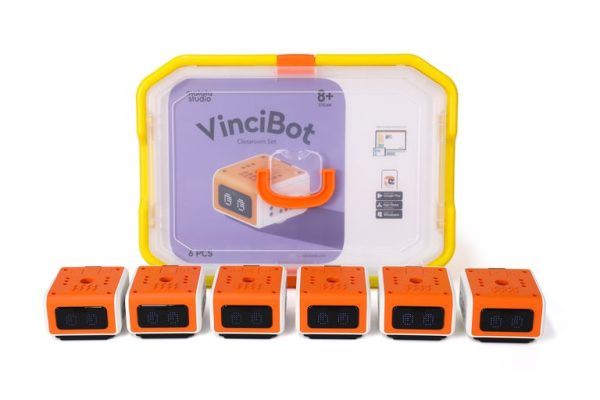 Комплект программируемых роботов роботов Мататалаб ВинчиБот Для Класса (Matatalab VinciBot Classroom Set) с карточками заданий — изображение 5