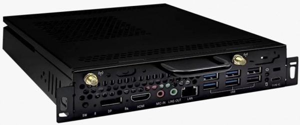 Комплект: интерактивная панель Хайтек (Haitech) BS1265 с OPS модулем S064-i5-1235U-Com и мобильной стойкой DSM-P1296 — изображение 3