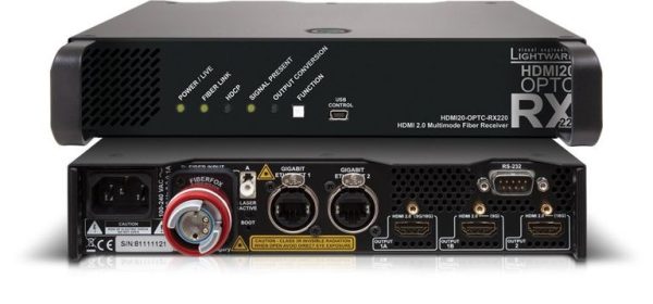 Волоконно-оптический применик Lightware HDMI20-OPTC-RX220-FOX — изображение 2