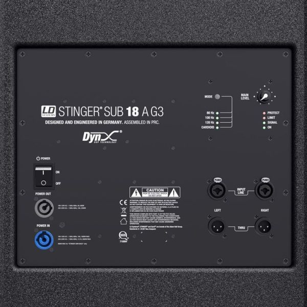 Активный сабвуфер LD Systems STINGER SUB 18 A G3 — изображение 6