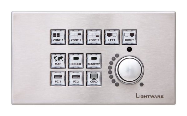 Кнопочная панель управления AV-системой Lightware RAP-B511-US-W — изображение 2