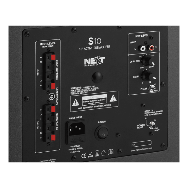 Активная акустическая система NEXT Audiocom S10, Black — изображение 4
