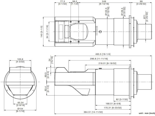 Объектив для инсталляционных 3xDLP проекторов Panasonic Panasonic ET-D75LE95 — изображение 2