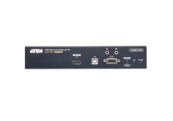 4K HDMI Single Display KVM over IP Передатчик с PoE Aten KE8952T — изображение 3