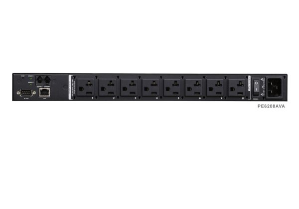 8-розеточный измеряющий&выключающий eco PDU Aten PE6208AV — изображение 2