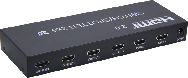 Коммутатор-распределитель HDMI 2×4 REDDYLINK RLS-SS24-2.0 — изображение 2