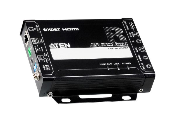 HDMI HDBaseT приемник с извлекателем звука (4K@100 м) (HDBaseT Class A) Aten VE2812R — изображение 2