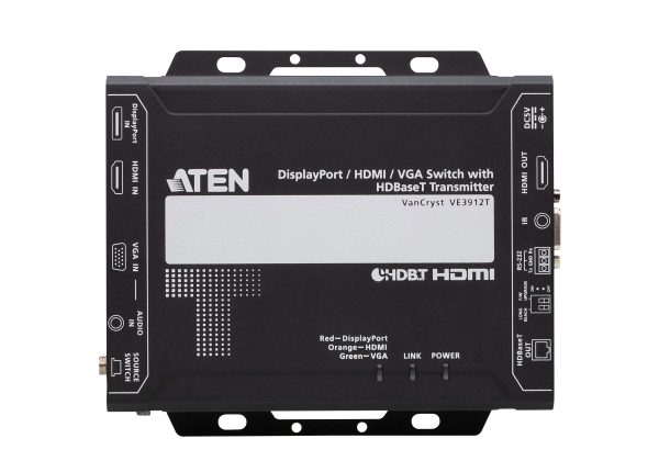 DisplayPort/HDMI/VGA Коммутатор с HDBaseT передатчиком Aten VE3912T — изображение 2
