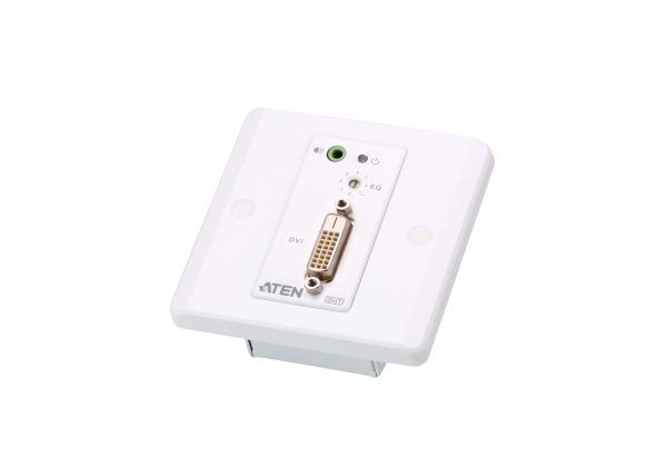 DVI/Audio 2xCat 5 Удлинитель с настенной панелью MK (1920x1200@40 м) Aten VE607 — изображение 4