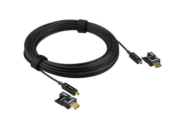 15 м True 4K HDMI 2.0 Активный оптический кабель (съемные разъемы) Aten VE7832 — изображение 2